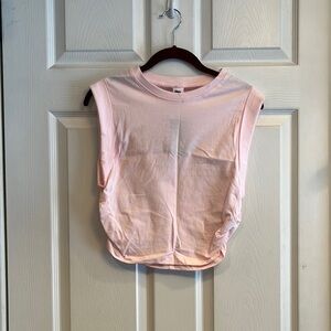 Day Break brand size M pullover sleeveless tee with rusching on sides- NWT